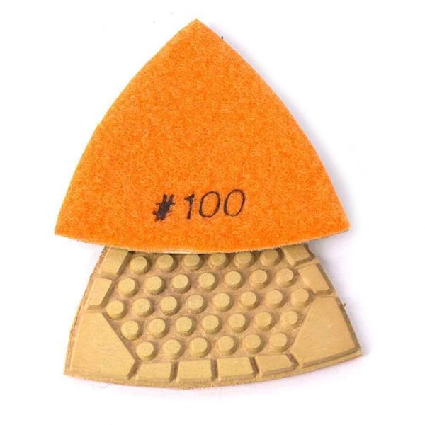 Specialty Diamond 100 Grit Diamond Triangular Dry Pad BRTTD100